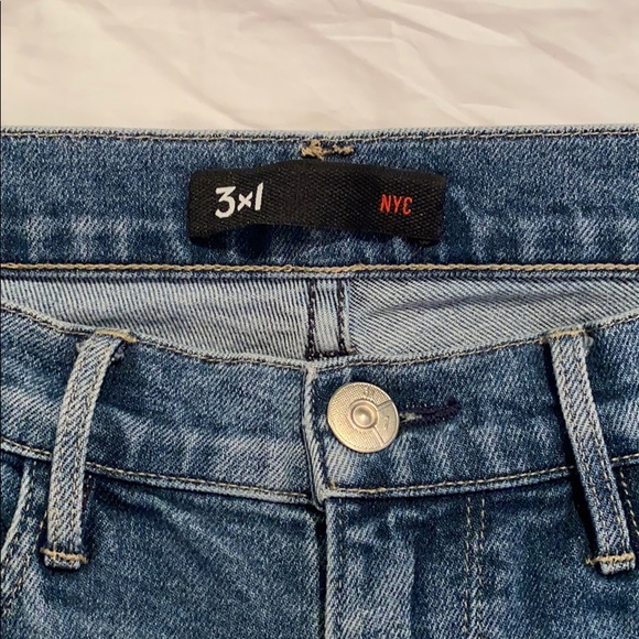 3x1 W3 Straight Authentic Crop Jeans - Picture 5 of 6
